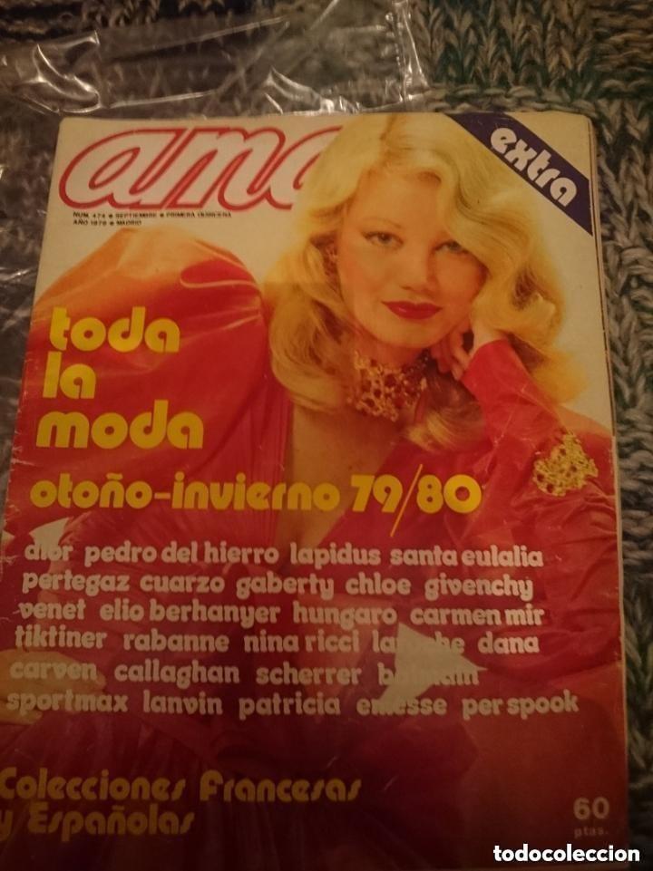 Colecionismo de Revistas e Jornais: Ama n 474 - Extra - septiembre de 1979 - INMA DE SANTIS . Con toda la moda oto&ntilde;o-invierno 79/80