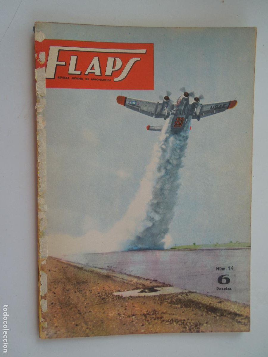 Sammeln von Zeitschriften und Zeitungen: FLAPS - REVISTA JUVENIL DE AERONA&Uacute;TICA - N&ordm; 14 - 16 DE ABRIL 1961.