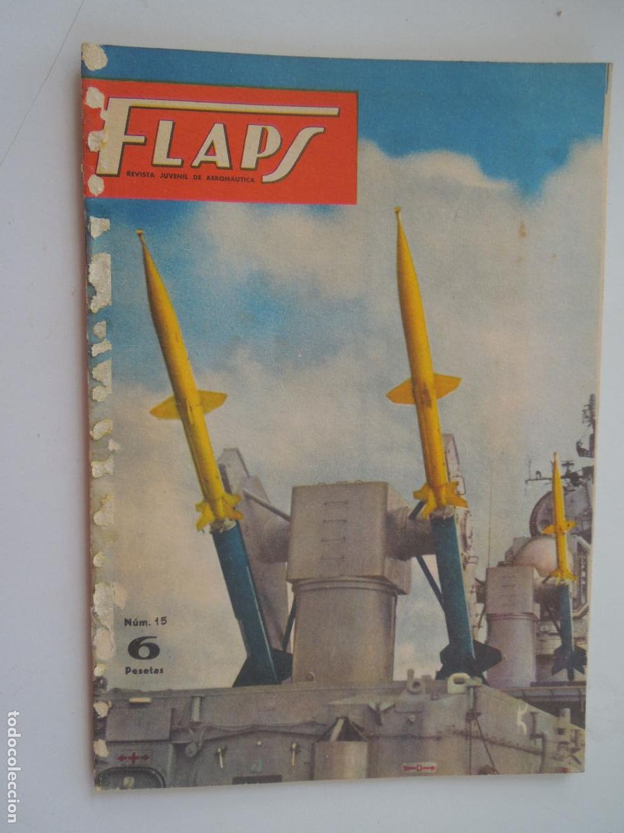 Sammeln von Zeitschriften und Zeitungen: FLAPS - REVISTA JUVENIL DE AERONA&Uacute;TICA - N&ordm; 15 - 1&ordm; DE MAYO 1961.
