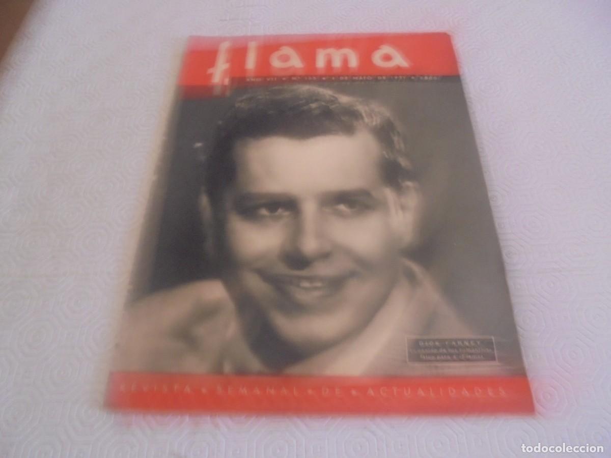 Sammeln von Zeitschriften und Zeitungen: Dick Farney na capa de &rdquo;Flama&rdquo; #165 Revista Portuguesa de 1951