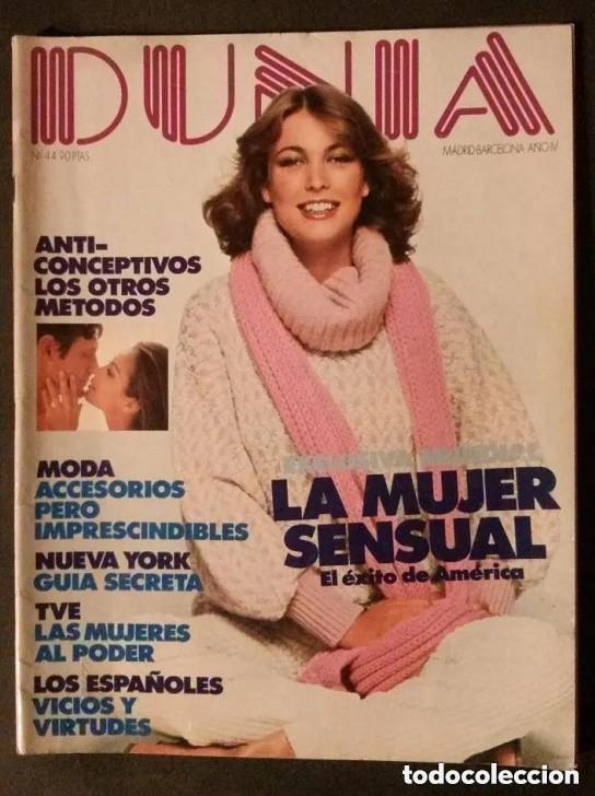 Sammeln von Zeitschriften und Zeitungen: DUNIA - BARRIO DE MALASA&Ntilde;A - INMA DE SANTIS - TWIGGY - WOOODY ALLEN