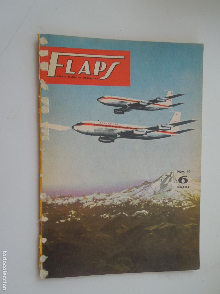 Coleccionismo de Revistas y Peri&oacute;dicos: FLAPS - REVISTA JUVENIL DE AERONA&Uacute;TICA - N&ordm; 16 - 16 DE MAYO 1961.