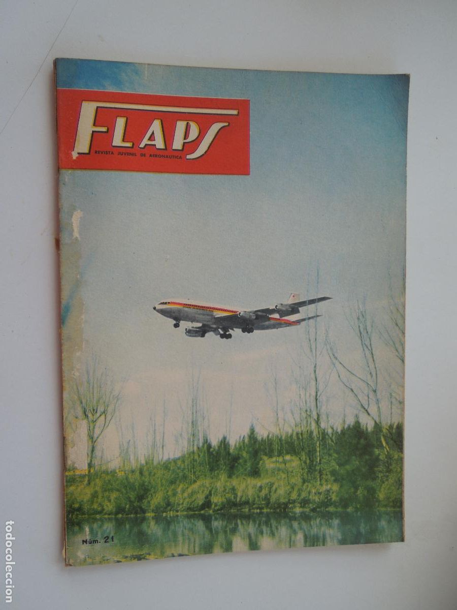 Colecionismo de Revistas e Jornais: FLAPS - REVISTA JUVENIL DE AERONA&Uacute;TICA - N&ordm; 21 - 1&ordm; DE AGOSTO 1961.