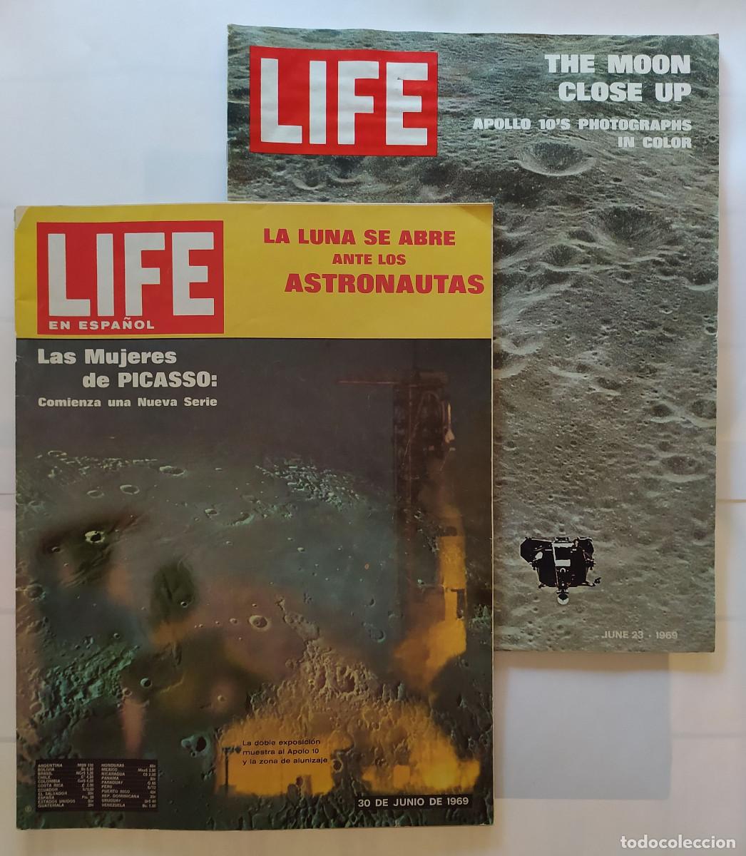 Coleccionismo de Revistas y Peri&oacute;dicos: LOTE 2 REVISTAS LIFE 1969 VUELO APOLO 10 A LA LUNA (VER DESCUENTO ADICIONAL)
