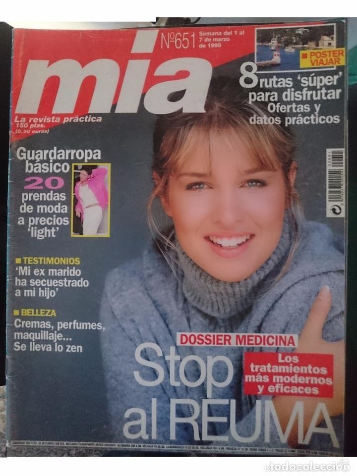 Coleccionismo de Revistas y Peri&oacute;dicos: MIA N 651 DEL 1 AL 7 MARZO 1999 -CON LAETITIA CASTA CONTRAPORTADA -CON PUBLICIDAD DE LA EPOCA