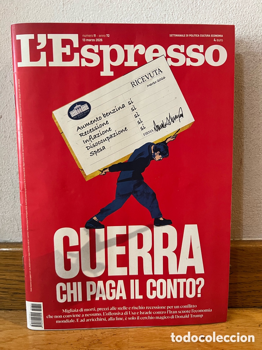 Coleccionismo de Revistas y Peri&oacute;dicos: L&rsquo;Espresso n&uacute;mero 13