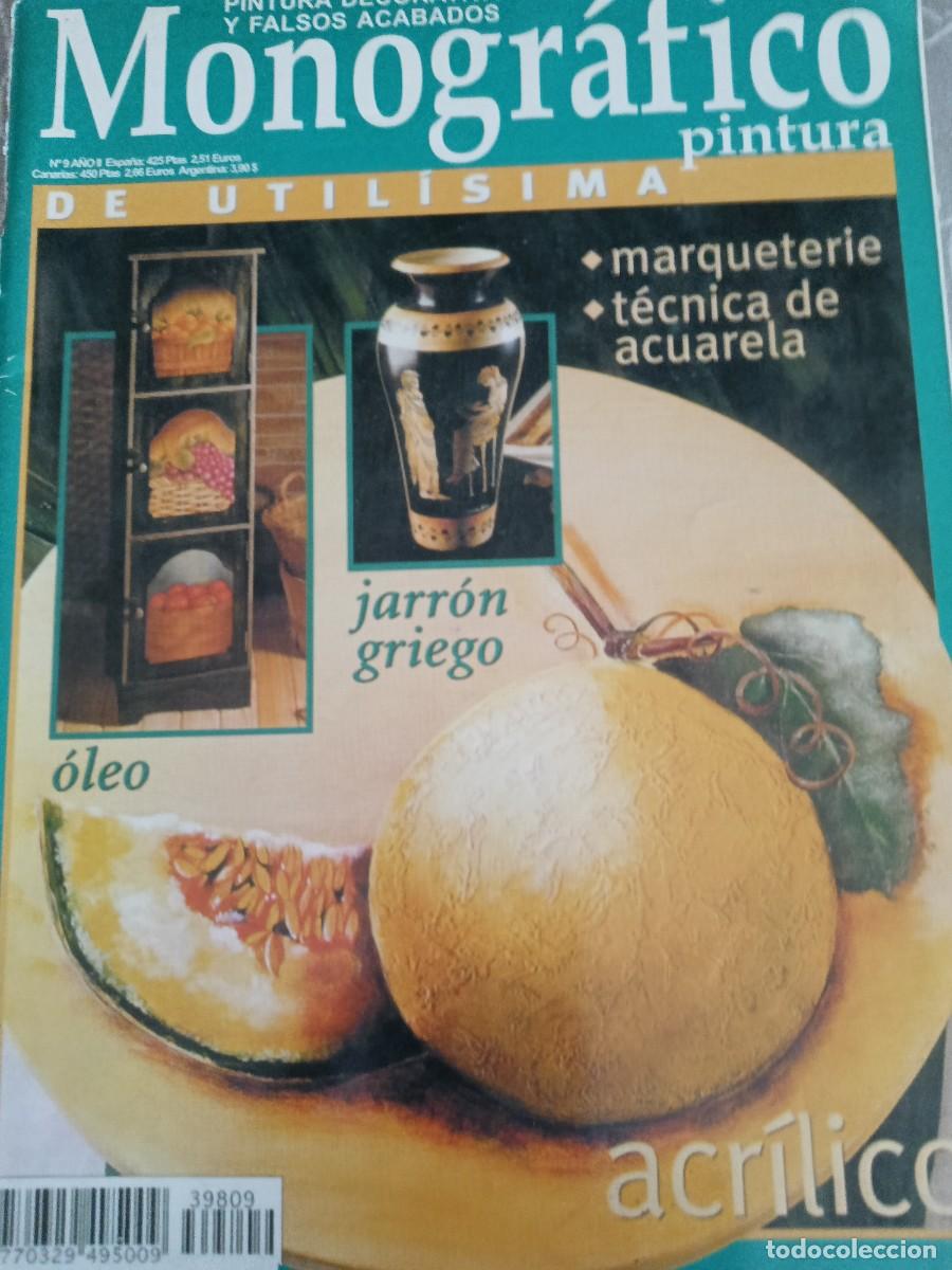 Colecionismo de Revistas e Jornais: MONOGR&Aacute;FICO pintura. N&deg;. 9. A&ntilde;o II. De UTILISIMA