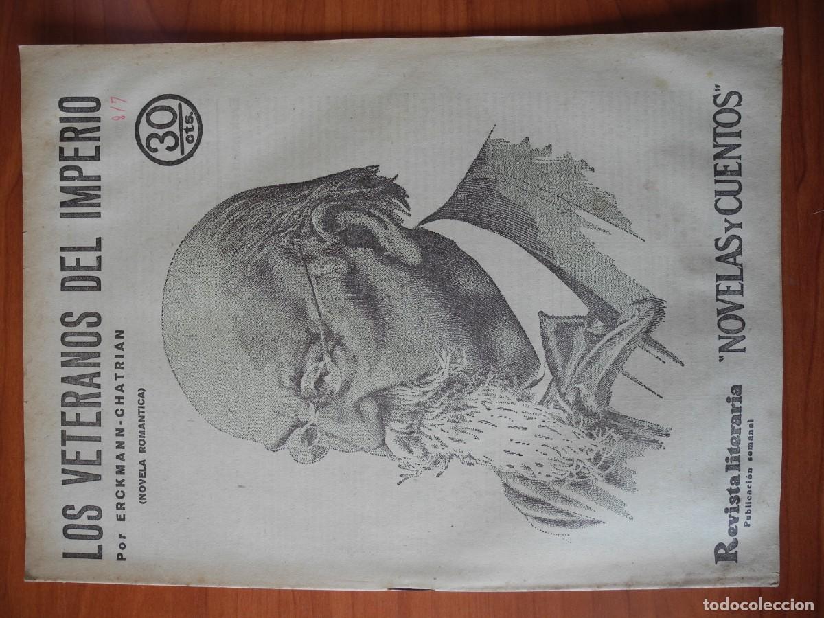 Coleccionismo de Revistas y Peri&oacute;dicos: Los veteranos del imperio. Eckmann-Chatrian Revista literaria. n. 217. Febrero 1933