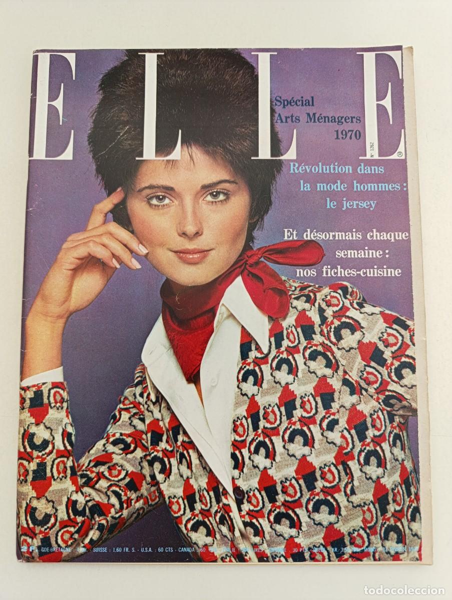 Coleccionismo de Revistas y Peri&oacute;dicos: Revista ELLE n&ordm; 1262 Roger Frison-Roche Katharine Hepburn Louis de Fun&egrave;s Sacha Distel MODA Ionesco