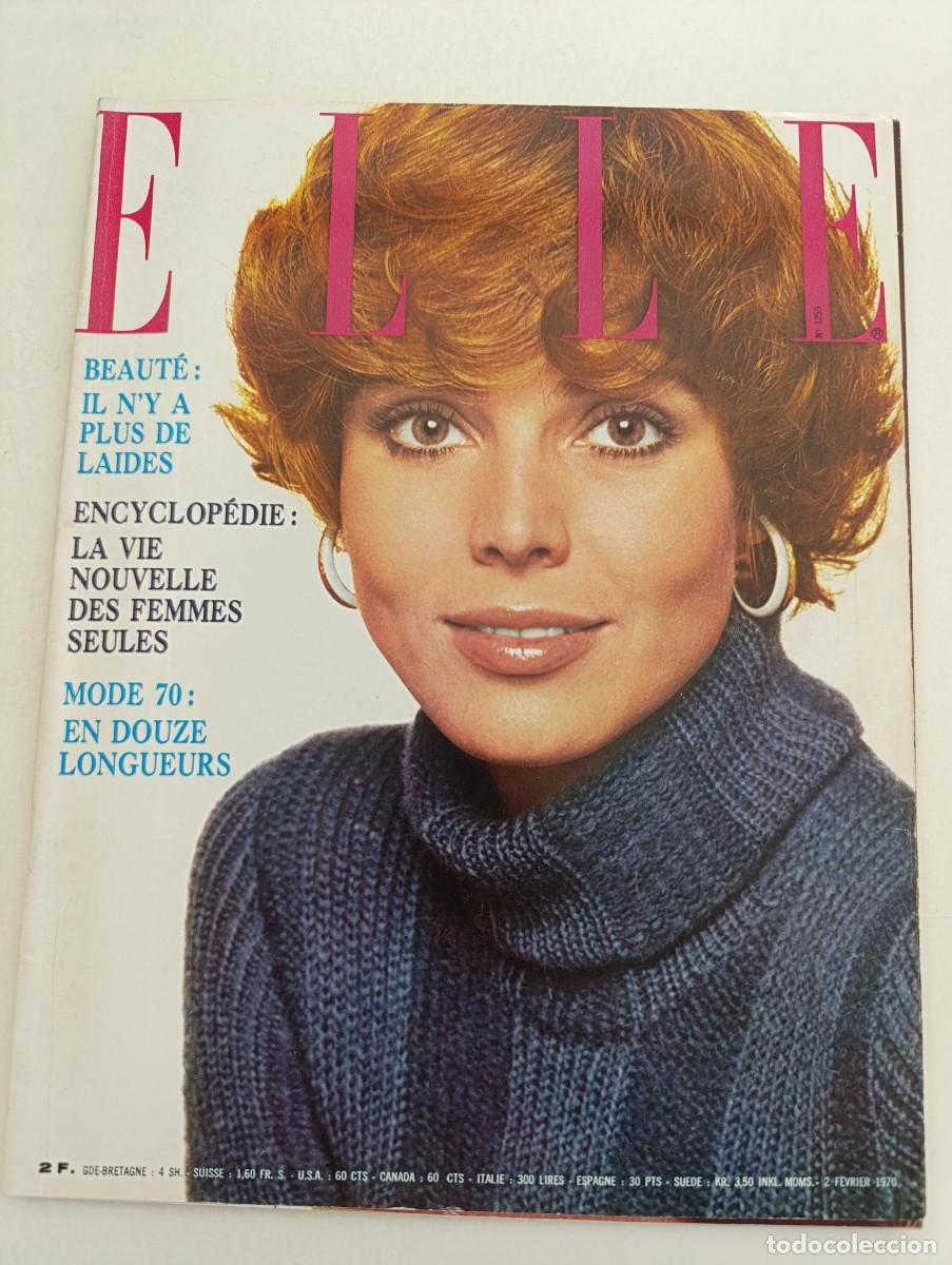 Coleccionismo de Revistas y Peri&oacute;dicos: Revista ELLE n&ordm; 1259 MODA 70 Alain Delon Elizabeth Burgos R&eacute;gis Debray Fran&ccedil;oise Hardy Mallet-Joris