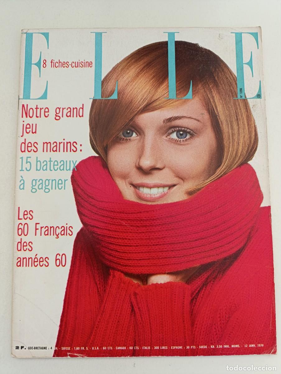 Coleccionismo de Revistas y Peri&oacute;dicos: Revista ELLE n&ordm; 1256 Claire Gibault Patrick Modiano Louise de Villmorin Johnny Hallyday Funes MODA