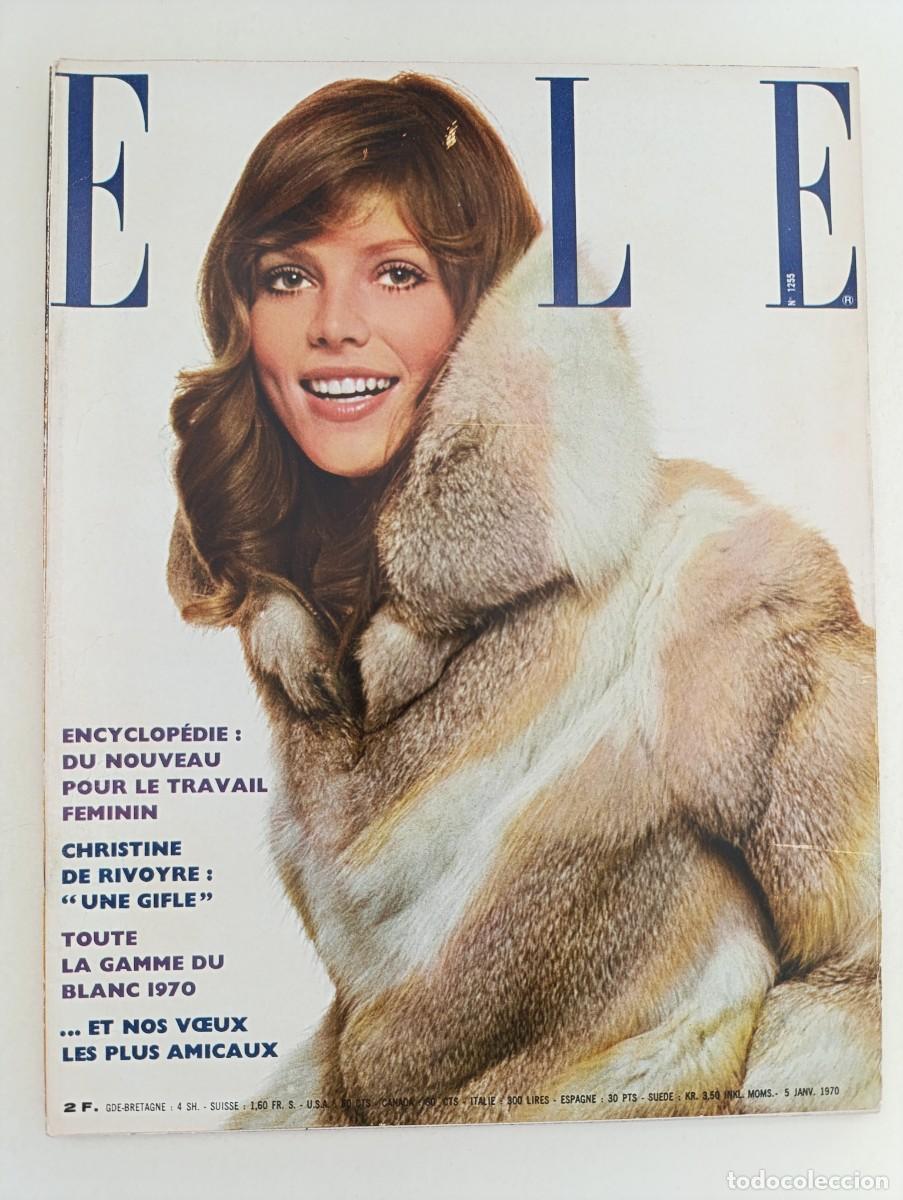 Coleccionismo de Revistas y Peri&oacute;dicos: Revista ELLE 1255 MODA Annie Girardot Alain Delon Brigitte Bardot Mia Farrow Jean-Claude Killy Darc