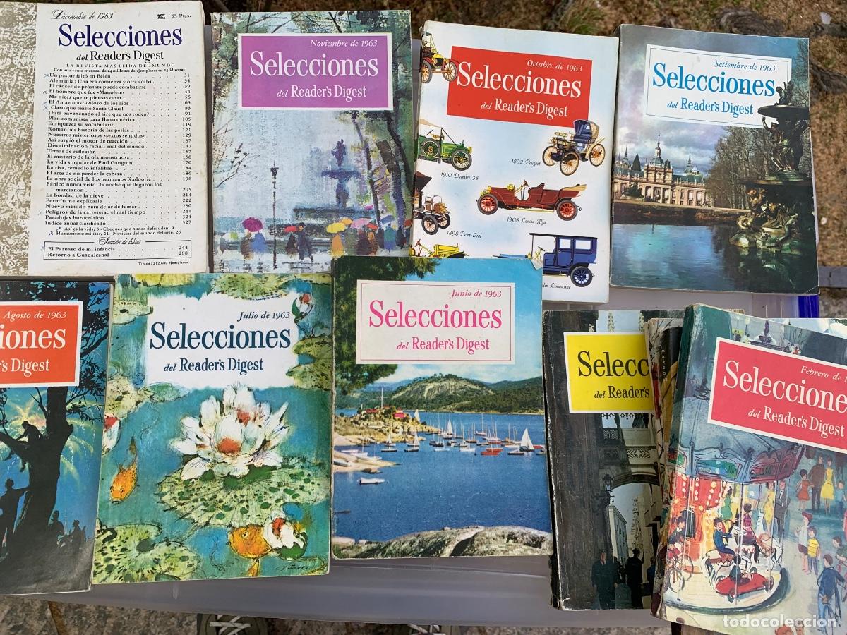Coleccionismo de Revistas y Peri&oacute;dicos: Lote de 11 revistas del a&ntilde;o 1963 de Selecciones Reader&rsquo;s Digest