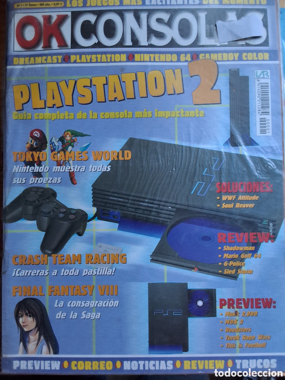Coleccionismo de Revistas y Peri&oacute;dicos: Ok consolas 2&bull; epoca revista n&uacute;mero 1