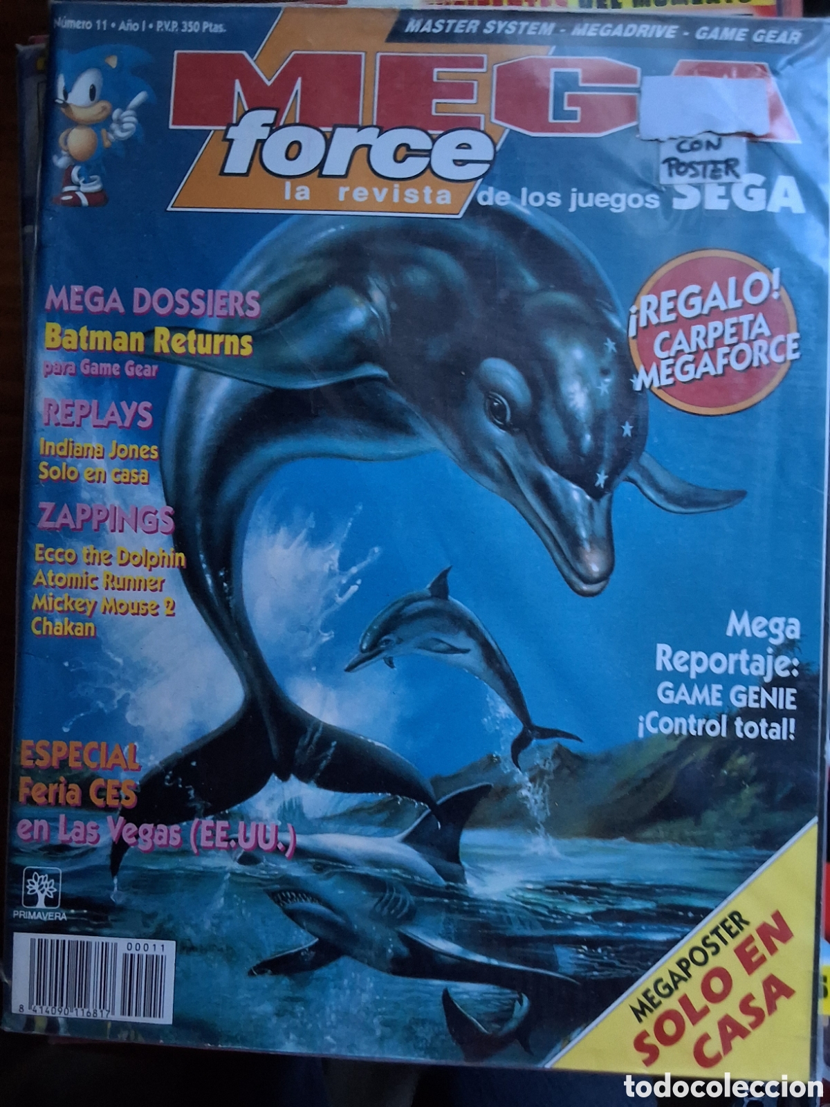 Collectionnisme de Revues et Journaux: Mega force revista consolas n&uacute;mero 11 incluye p&oacute;ster