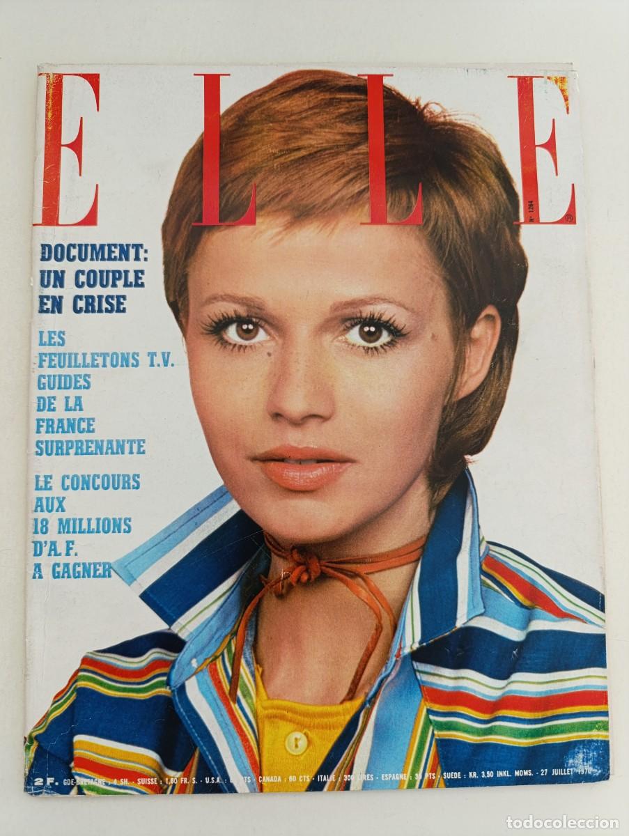 Coleccionismo de Revistas y Peri&oacute;dicos: Revista ELLE n&ordm; 1284 Catherine Jourdan Denise Dubois-Jallais Raymond Rouleau MODA francesa 1969