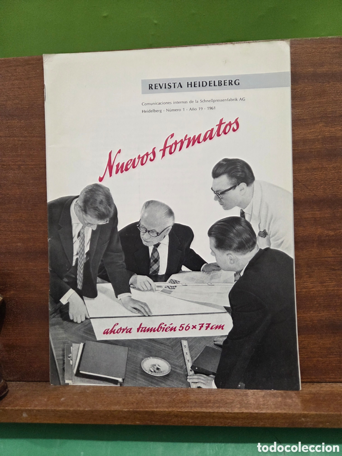 Sammeln von Zeitschriften und Zeitungen: &rdquo;&rdquo;REVISTA HEIDELBERG&rdquo;&rdquo;... NUMERO 1..A&Ntilde;O 19...1961...ORIGINAL HEIDELBERG...