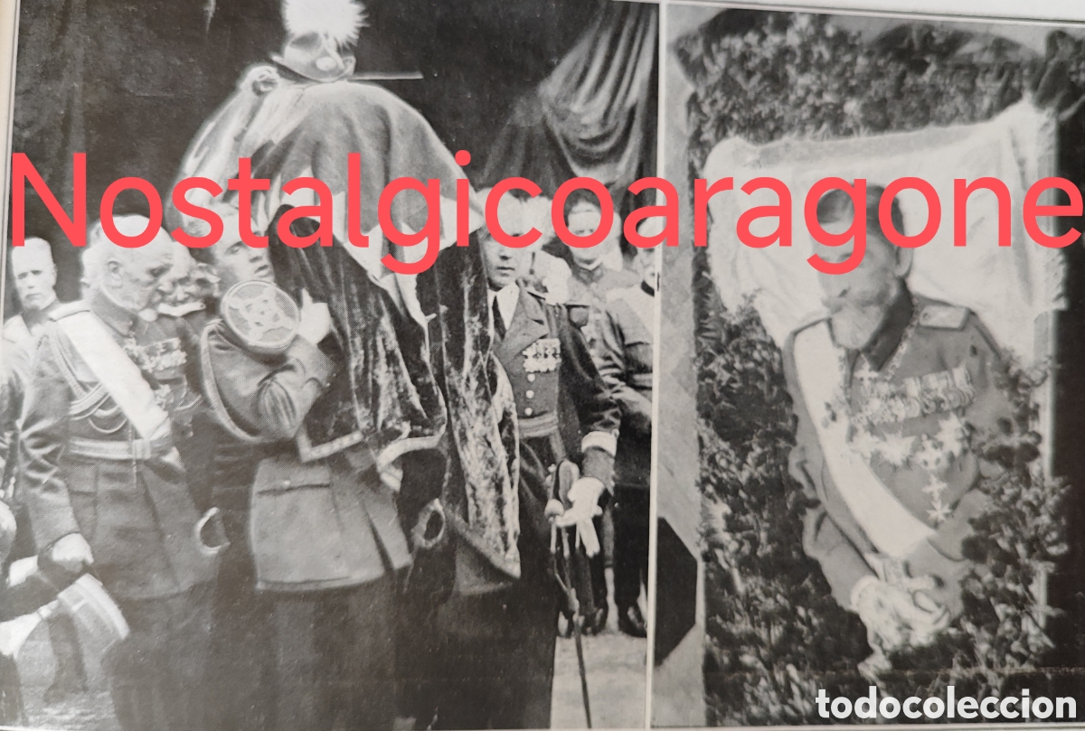 Collectionnisme de Revues et Journaux: Ruman&iacute;a Bucarest restos Rey Fernando foto revista princ siglo XX 192B