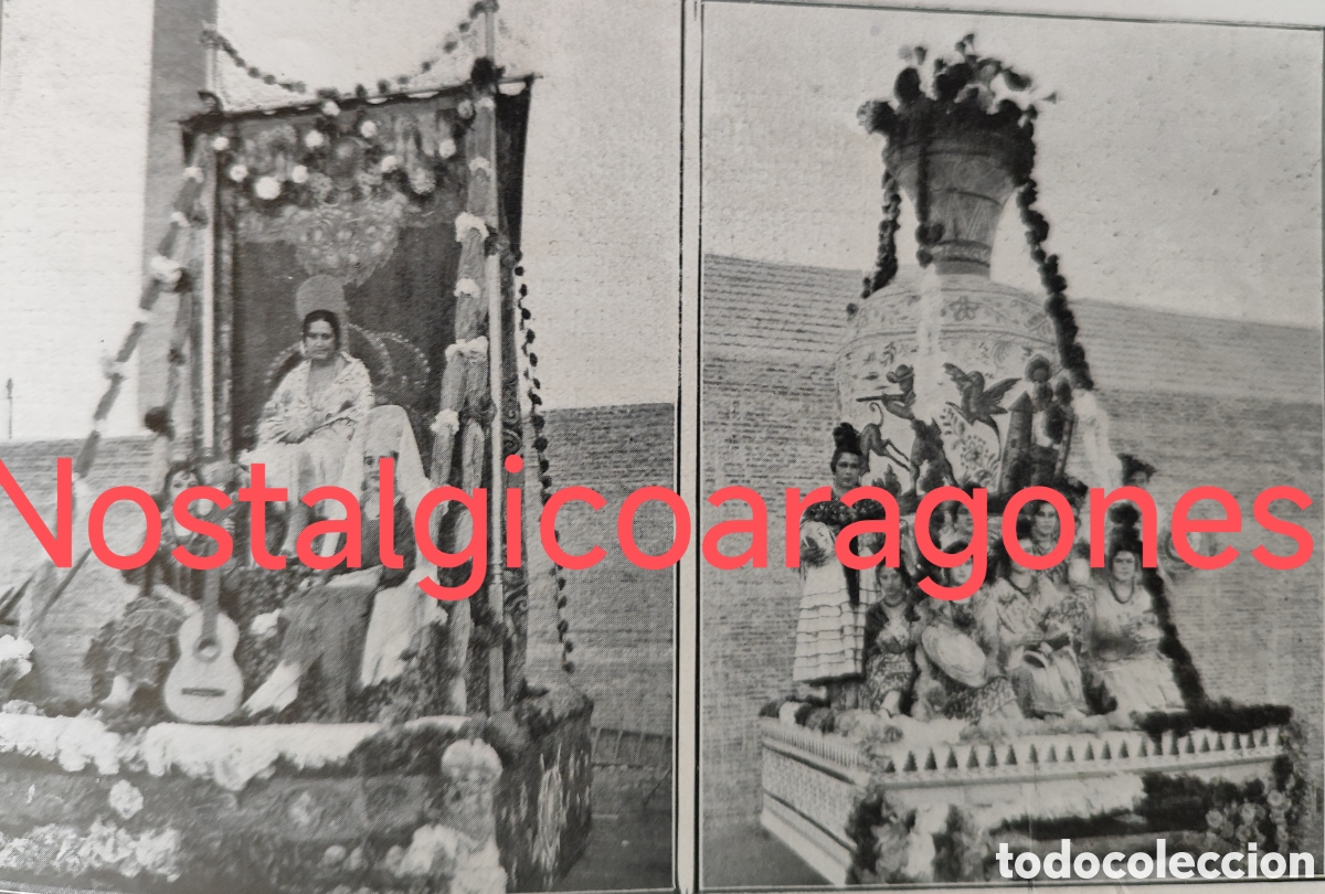 Coleccionismo de Revistas y Peri&oacute;dicos: Sevilla barri Triana cabalgata Santiago y Santa Ana foto revista princ siglo XX 192B