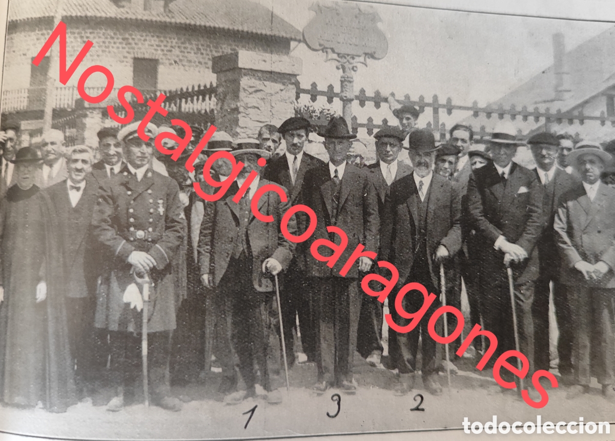 Coleccionismo de Revistas y Peri&oacute;dicos: Zarauz personalidades inaug avda Alfonso xlll foto revista princ siglo XX 192B