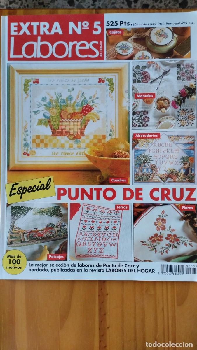 Coleccionismo de Revistas y Peri&oacute;dicos: Labores del hogar- Extra n&ordm; 5 - Punto de cruz