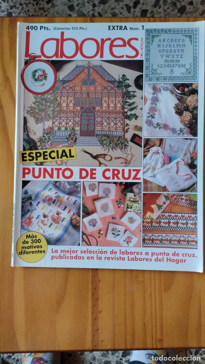 Coleccionismo de Revistas y Peri&oacute;dicos: Labores del hogar- Extra n&ordm; 1 - Punto de cruz