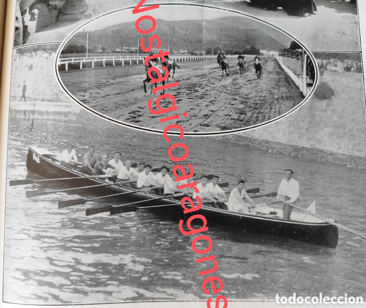 Coleccionismo de Revistas y Peri&oacute;dicos: San Sebasti&aacute;n Lasarte premio Celaya, Zarauz regata A Telleria foto revista princ siglo XX 192B