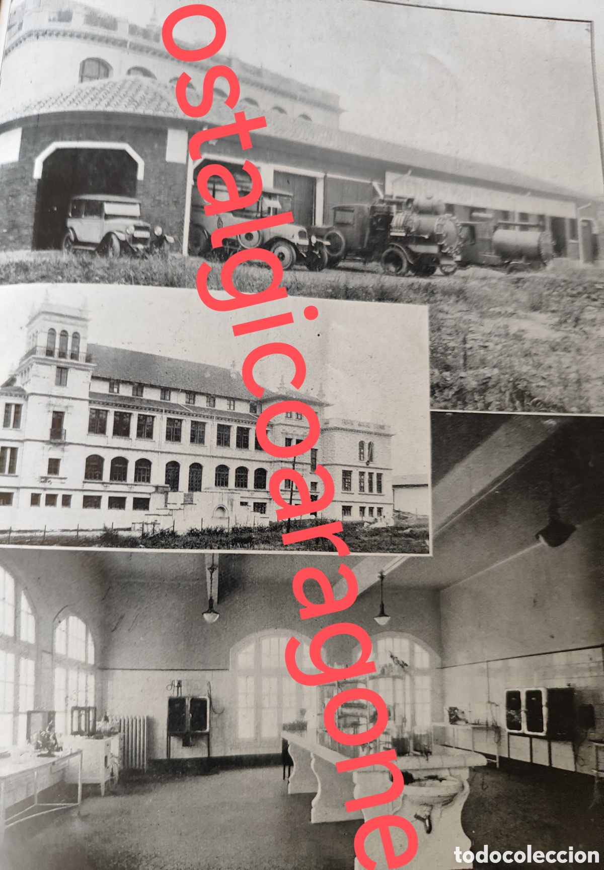 Coleccionismo de Revistas y Peri&oacute;dicos: Instituto Prov Higiene Vizcaya instalaciones coches foto revista princ siglo XX 192B