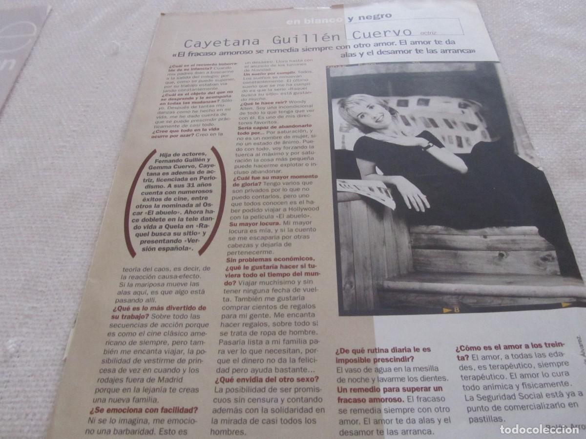 Coleccionismo de Revistas y Peri&oacute;dicos: CAYETANA GUILLEN CUERVO, ARTICULO DE REVISTA