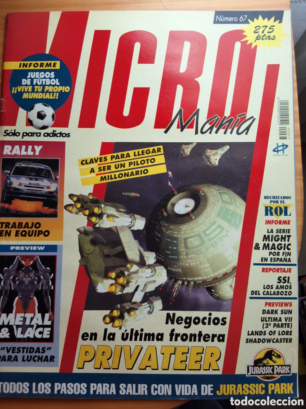 Coleccionismo de Revistas y Peri&oacute;dicos: Micromania segunda epoca revista n&uacute;mero 67 a&ntilde;o 1993/12