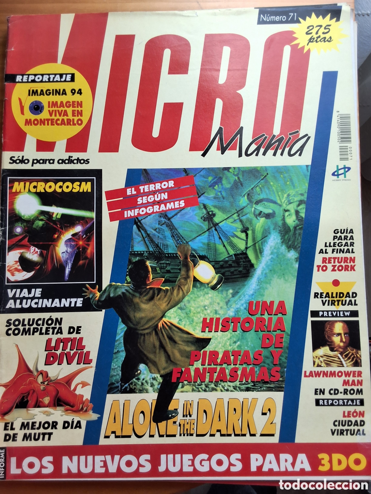 Coleccionismo de Revistas y Peri&oacute;dicos: Micromania segunda epoca revista n&uacute;mero 71 a&ntilde;o 1994/4
