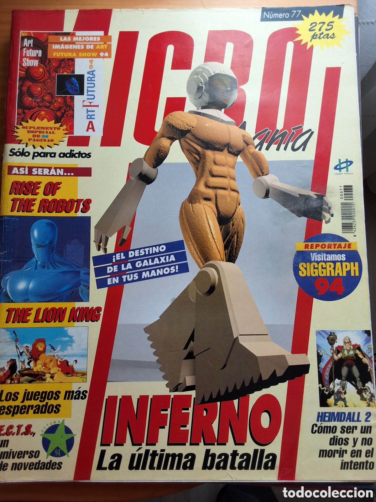 Coleccionismo de Revistas y Peri&oacute;dicos: Micromania segunda epoca revista n&uacute;mero 77 a&ntilde;o 1994/10 incluye suplemento