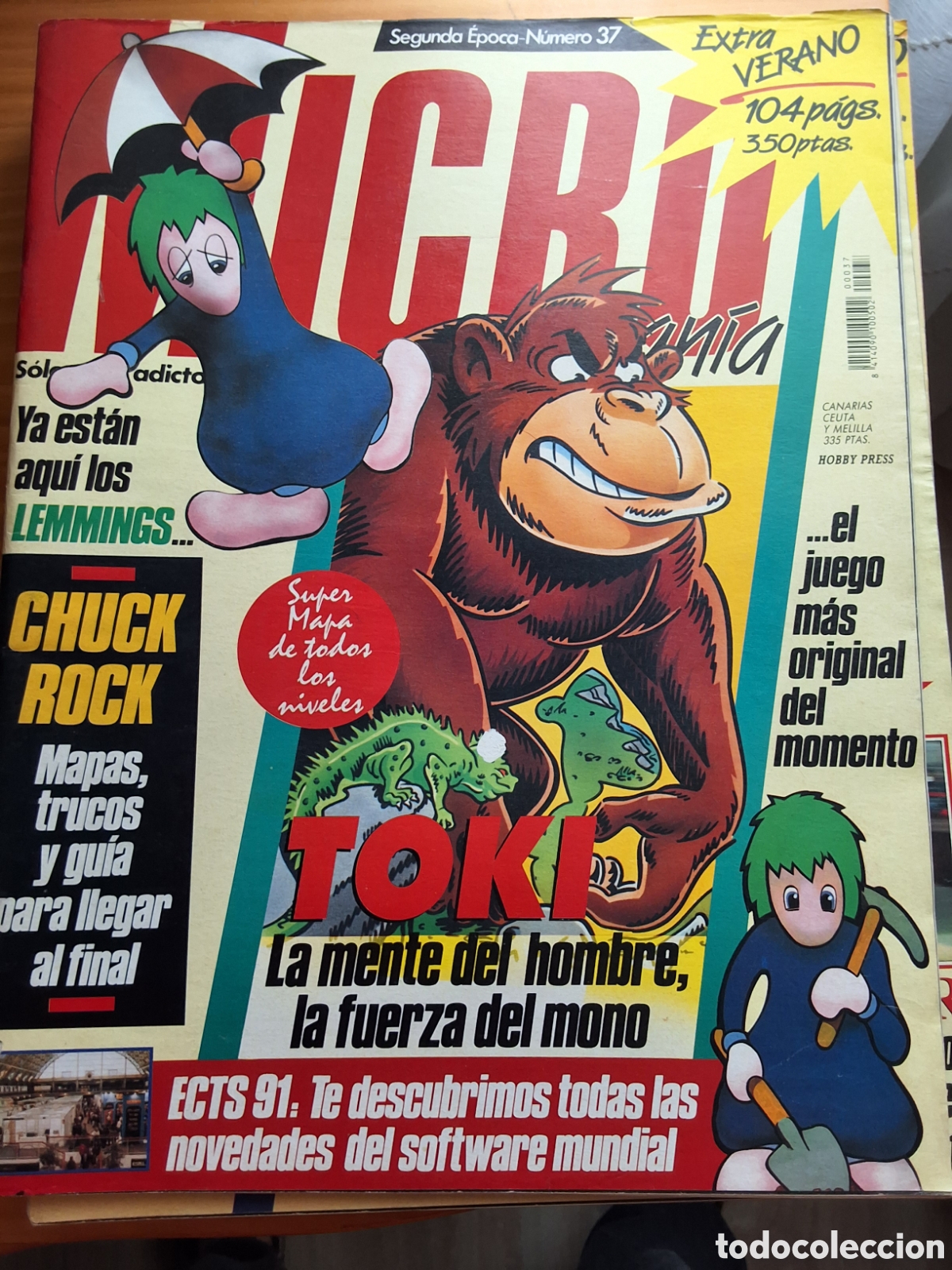 Sammeln von Zeitschriften und Zeitungen: Micromania segunda epoca revista n&uacute;mero 37 a&ntilde;o 1991/6