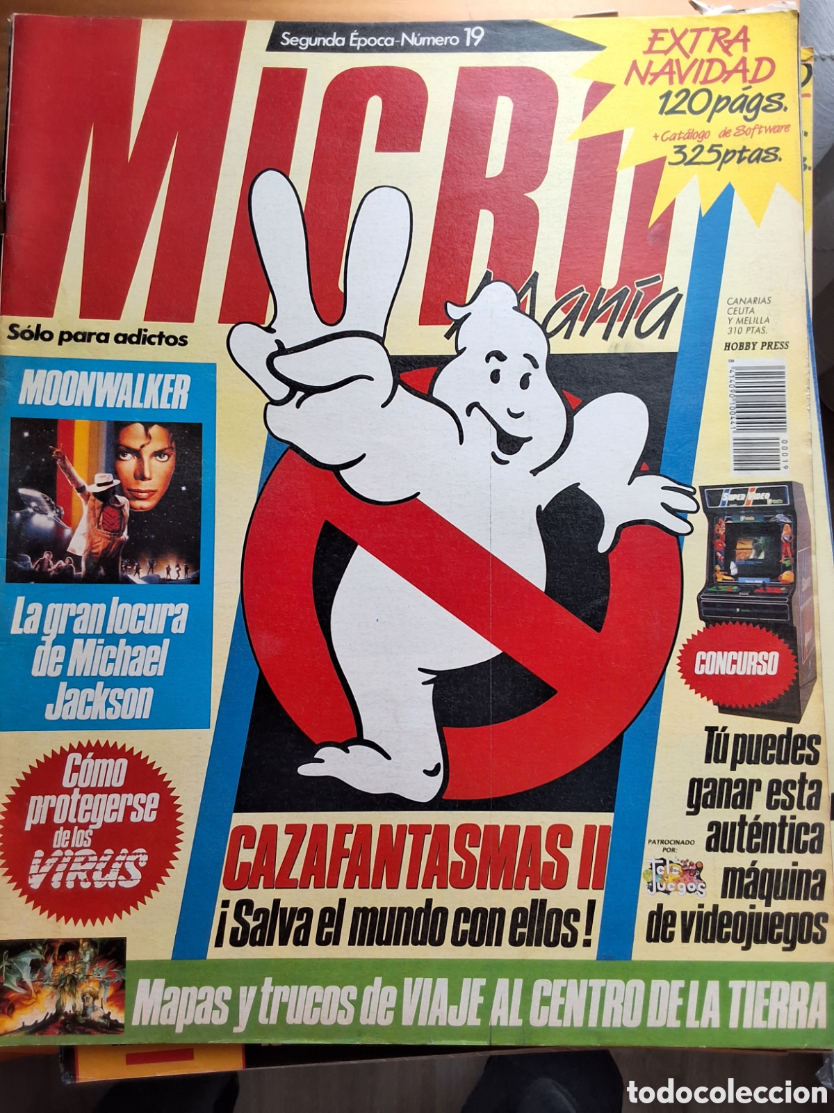 Collection Magazines and Newspapers: Micromania segunda epoca revista n&uacute;mero 19 a&ntilde;o 1989/12 cazafantasmas