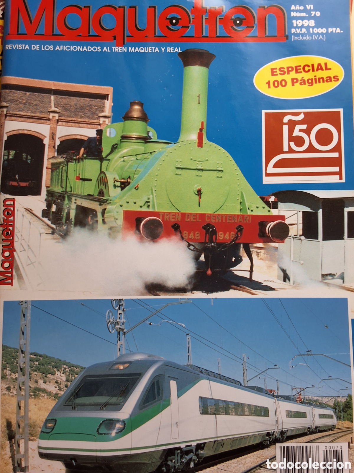 Collection Magazines and Newspapers: Maquetren revista n&uacute;mero 70 a&ntilde;o 1998