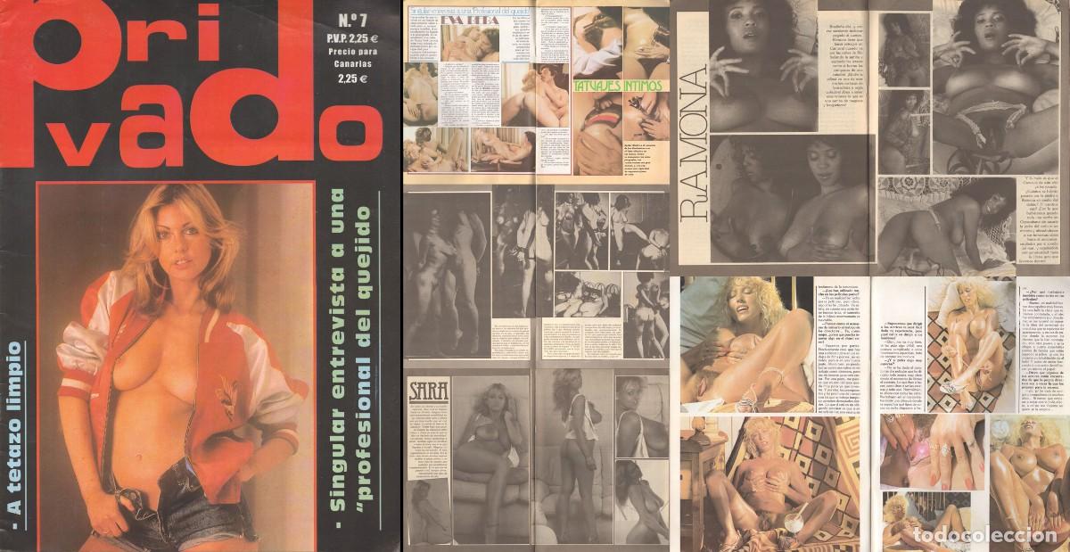 Coleccionismo de Revistas y Peri&oacute;dicos: PRIVADOS # 7 revista er&oacute;tica ~ Gillian DUXBURY ~ Relatos er&oacute;ticos ilustrados con fotos ~ GLOBOS