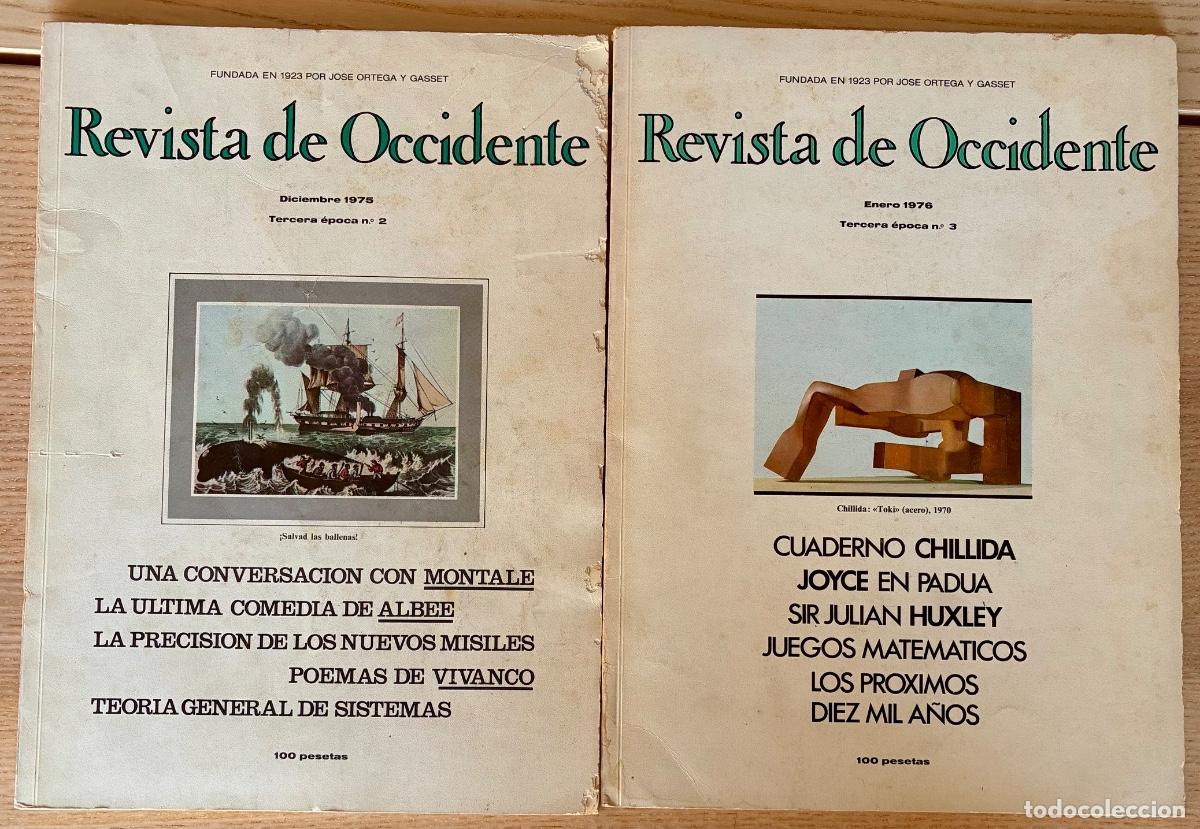 Collectionnisme de Revues et Journaux: Lote 17 n&uacute;meros de la revista: &rdquo;Revista de Occidente&rdquo; (1975-77, 1980 y 1998)
