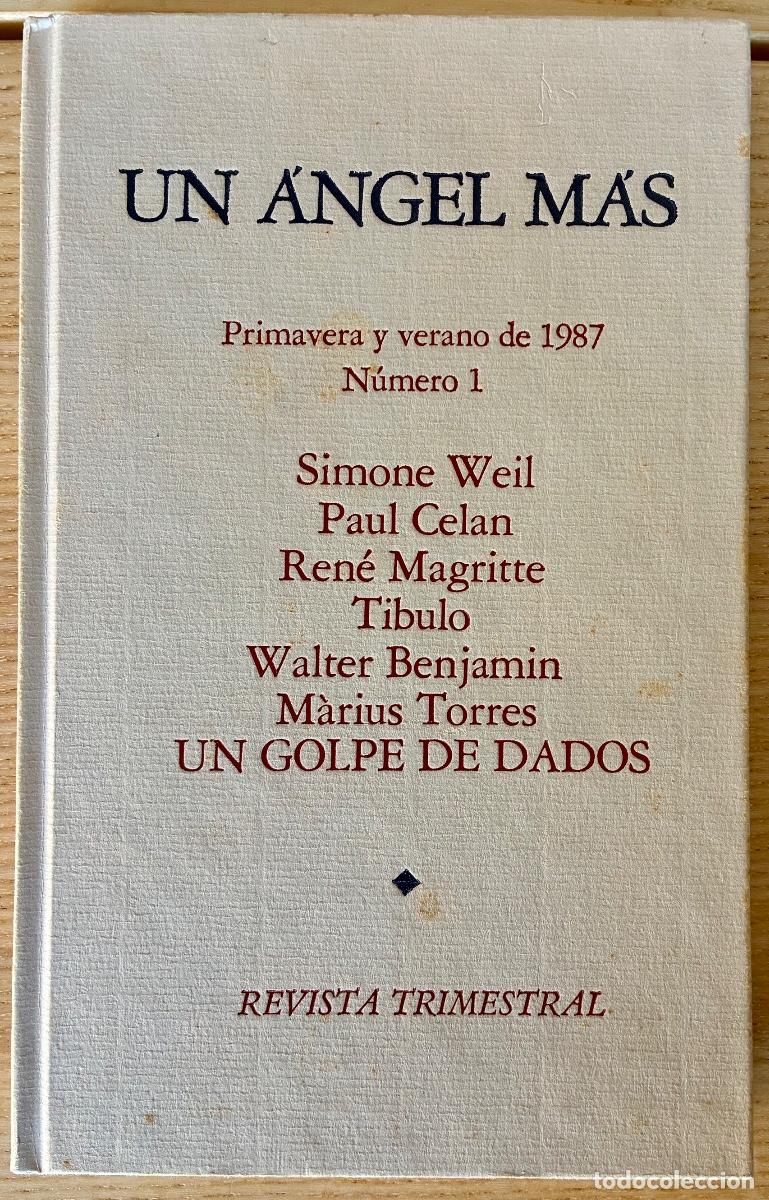 Coleccionismo de Revistas y Peri&oacute;dicos: Lote 7 revistas &rdquo;Un &aacute;ngel m&aacute;s&rdquo; n&uacute;ms 1,2,3-4,5,6,7-8 (1987-1989) Poes&iacute;a
