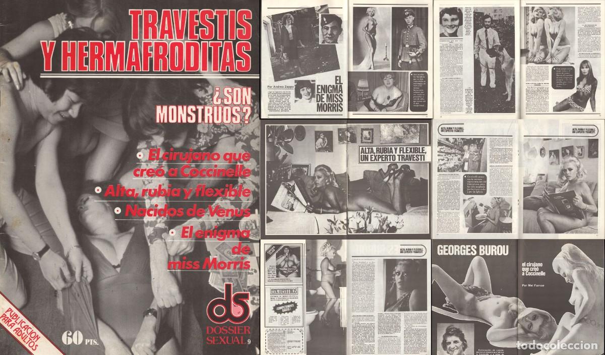 Coleccionismo de Revistas y Peri&oacute;dicos: TRAVESTIS y HERMAFRODITAS DS # 9 / 1977 ~ Jan MORRIS COCCINELLE Amanda LEAR