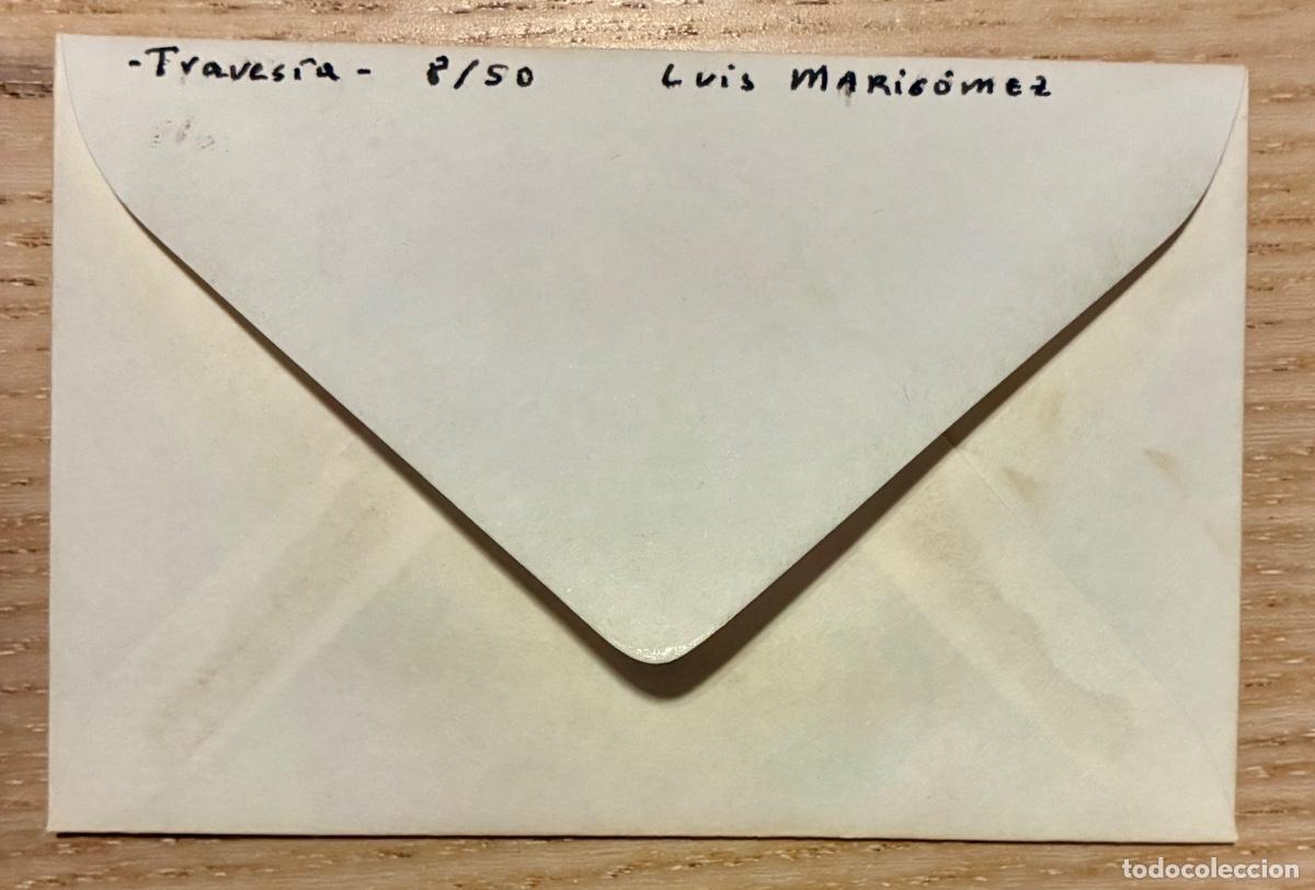 Coleccionismo de Revistas y Peri&oacute;dicos: &rdquo;Traves&iacute;a&rdquo; Luis Marig&oacute;mez. Mail Art. Original numerado 8/50. Poes&iacute;a Visual