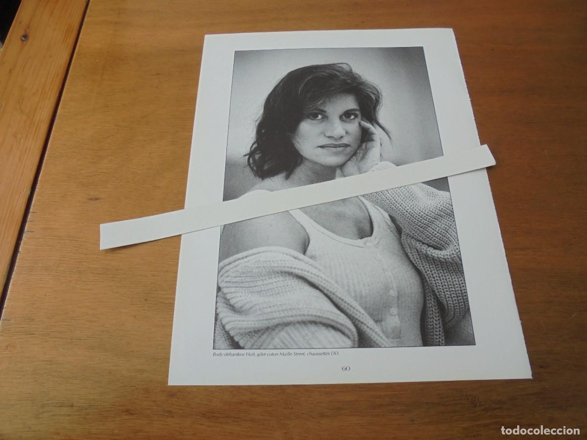 Coleccionismo de Revistas y Peri&oacute;dicos: CLIPPING 1994: FOTOGRAF&Iacute;AS ART&Iacute;STICAS DE LA MODELO LAURENCE RAGON POR PATRICE DOUCET