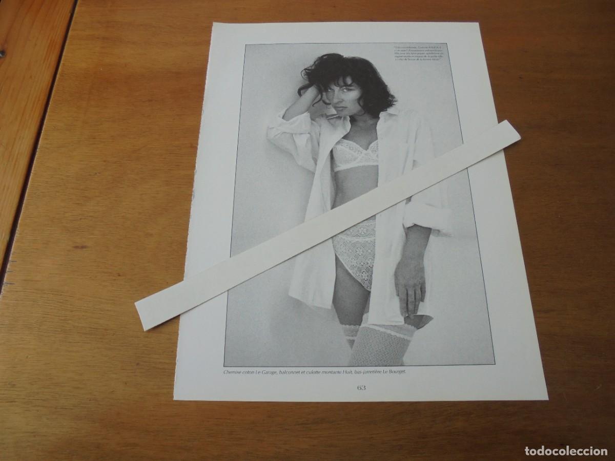 Coleccionismo de Revistas y Peri&oacute;dicos: CLIPPING 1994: FOTOGRAF&Iacute;AS ART&Iacute;STICAS DE LA MODELO CORINNE PASTOUT POR PATRICE DOUCET