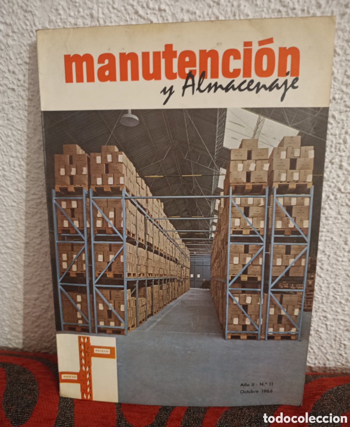 Coleccionismo de Revistas y Peri&oacute;dicos: Revista &rdquo;Manutenci&oacute;n y Almacenaje&rdquo; - Octubre 1966