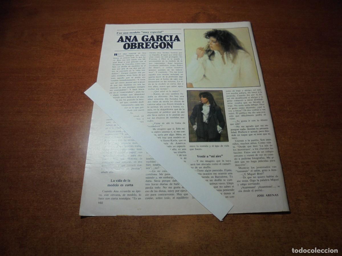 Coleccionismo de Revistas y Peri&oacute;dicos: CLIPPING 1982: ANA OBREG&Oacute;N