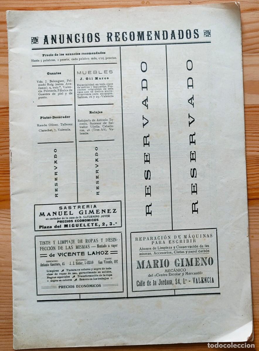 Colecionismo de Revistas e Jornais: ORO DE LEY, REVISTA ILUSTRADA N&ordm; 254 - VALENCIA, AGOSTO DE 1925 - FLETA EN VALENCIA