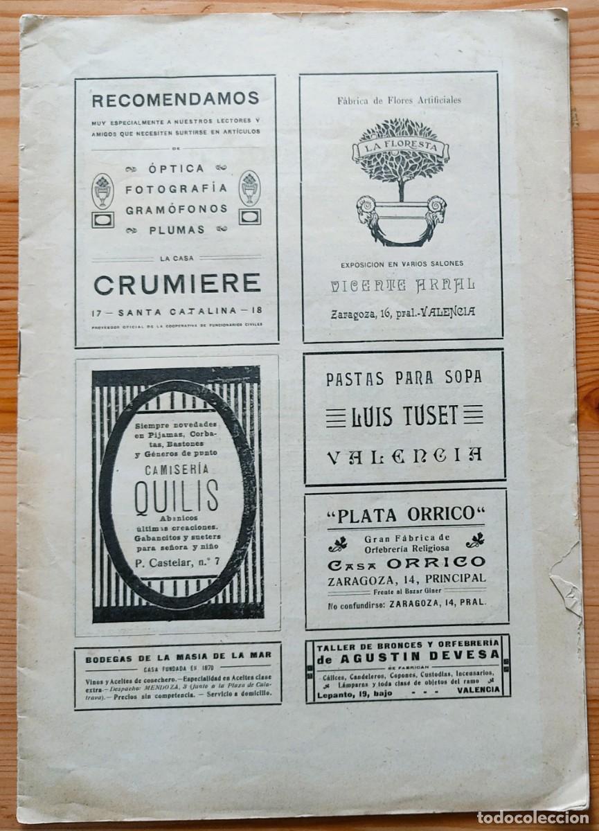 Colecionismo de Revistas e Jornais: ORO DE LEY, REVISTA ILUSTRADA N&ordm; 251 - VALENCIA, MAYO DE 1925 - CONSAGRACI&Oacute;N HIMNO REGIONAL, PATRAIX