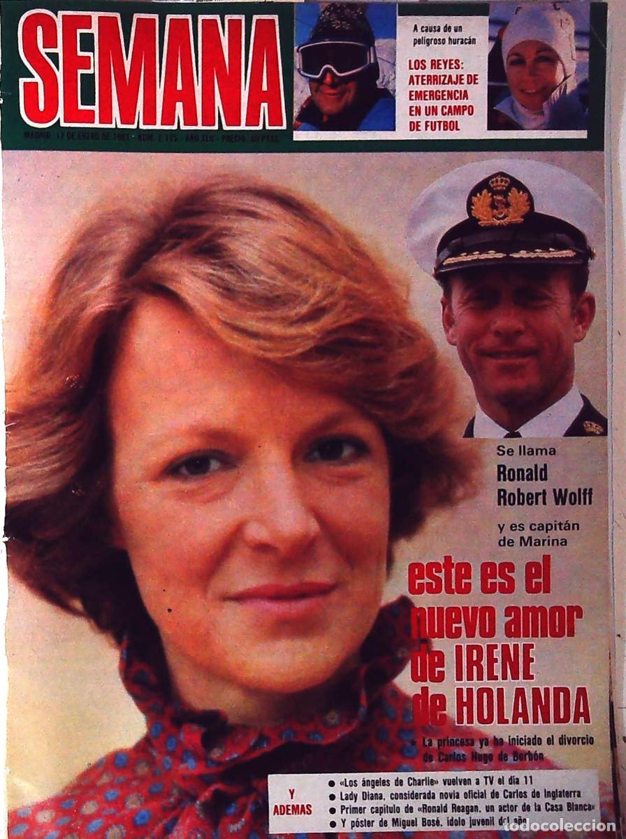 Colecionismo de Revistas e Jornais: recorte portada el divorcio de irene de holanda y carlos hugo de borbon