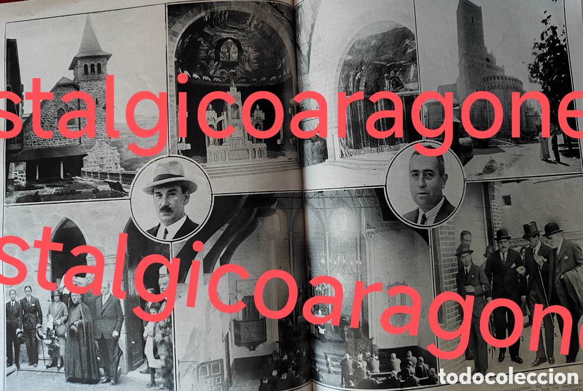 Collezionismo di Riviste e Giornali: Vizcaya nuevos templos Mena Algorta foto revista princ siglo XX 192B