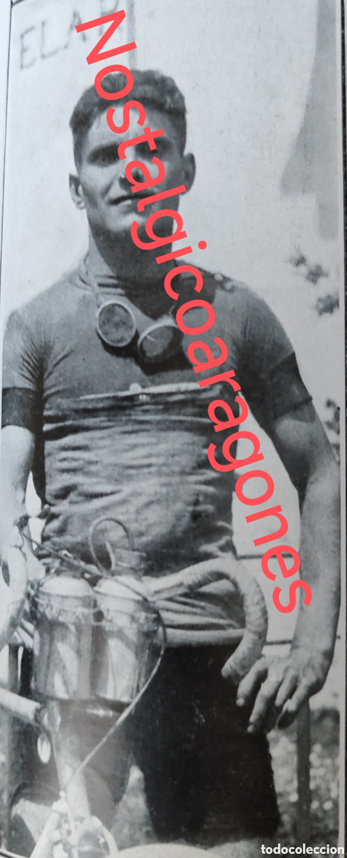 Collezionismo di Riviste e Giornali: ciclista Madrid Telmo Garcia campe&oacute;n Espa&ntilde;a foto revista princ siglo XX 192B