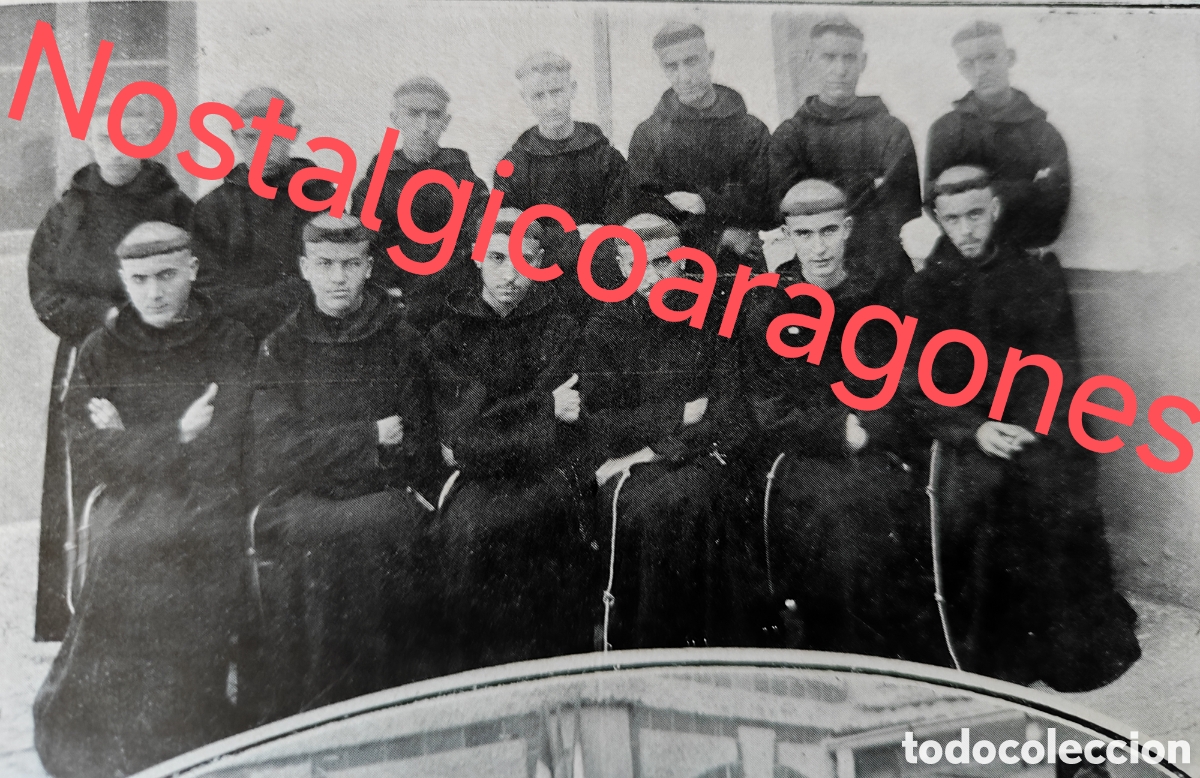 Sammeln von Zeitschriften und Zeitungen: Bilbao novicios capuchinos Basurto foto revista princ siglo XX 192B